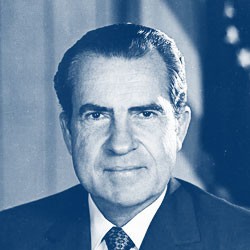 Richard Nixon prezydent USA chorował na zakrzepicę